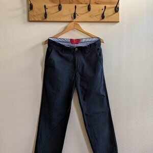 Corduroy dress pants - Navy blue